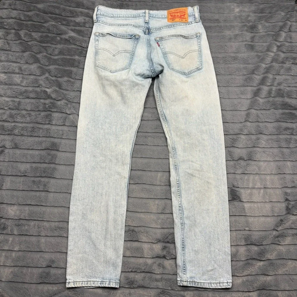 Levis 502 Regular Taper Fit Light Wash Denim Jeans Mens 32x32 29507-1440